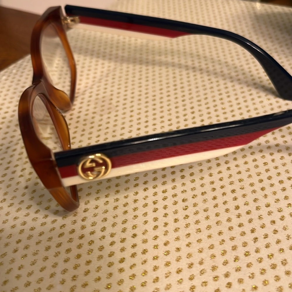 Gucci Tortoise Shell Optical Frames..Made In Ital… - image 7